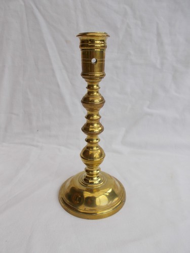 Bougeoir ancien bronze haute - bronze,