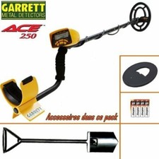 PACK : Détecteur de métaux Garrett ACE 250 + Pelle Bigfoot + Protège disque