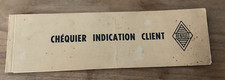 chequier indication client Renault Ancien Voiture Camion Automobilia