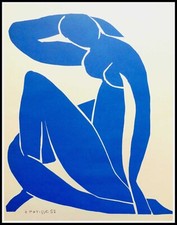 Henri MATISSE :  Nu bleu III