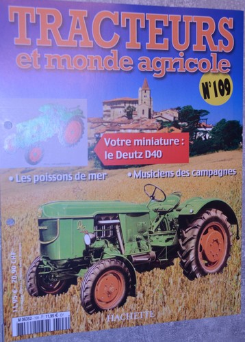Fascicule tracteurs monde - tracteurs,