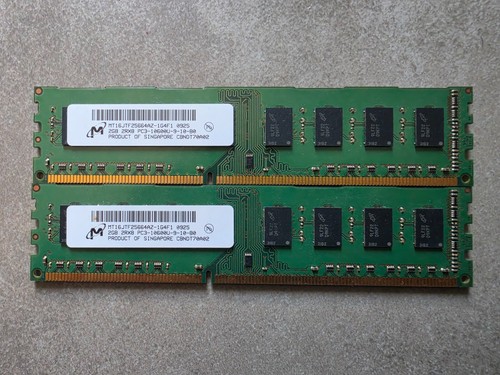 Micron ddr3 ram 2x2gb - ddr3, pc
