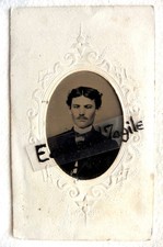 FERROTYPE photo jeune homme