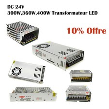 DC 24V   300W ,360W,400W  Alimentation Transformateur LED Adaptat