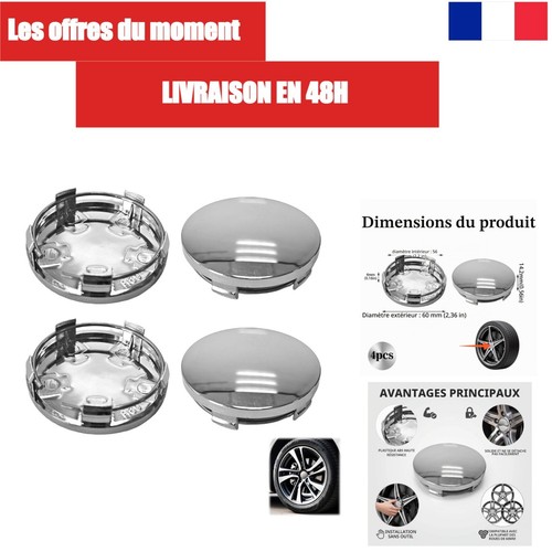 Enjoliveurs jante 60mm - de,