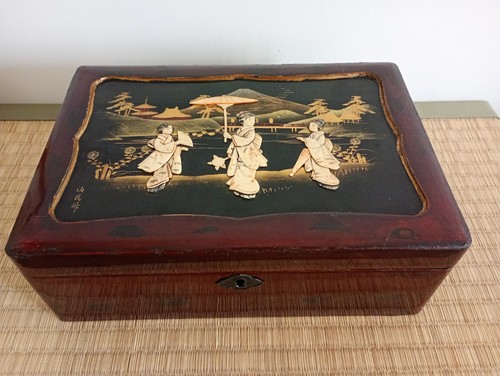 Japon ancien coffret boîte - japon.ancien, ou