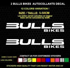 2 BULLS BIKE  autocollant