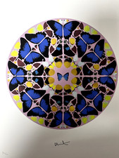 Lithographie Damien Hirst Certificat.  28x38cm. Edition de 150