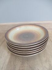 6 Assiettes creuses en grés