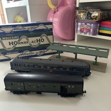 Lot meccano hornby-acho quai de gare wagon restaurant fourgon