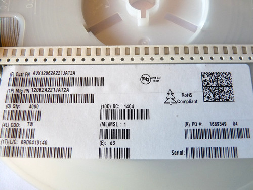 10x 220pf 200v c0g np0 - 220pf,