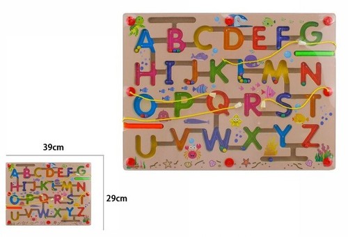 Jeu bois alphabet - en,