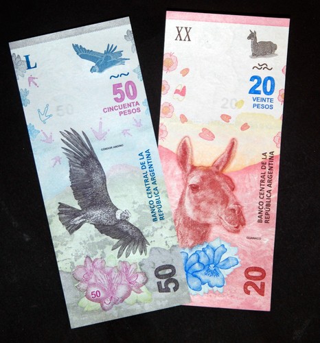 Argentine série billets 20 - billets,