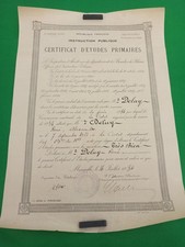 Ancien certficat d'études