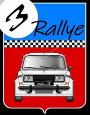 plaque " SIMCA RALLYE  3  " ( 22 cm x 15 cm x 3 mm ) idée anniversaire 