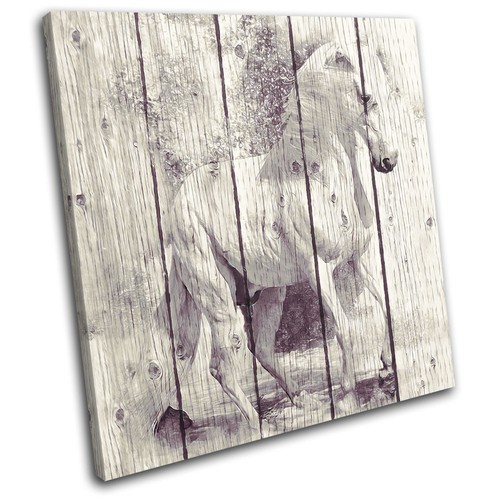 Horse painting vintage animals - painting,