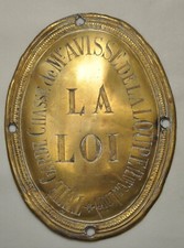 Plaque de métier - LA