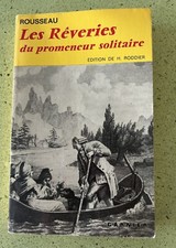 Rousseau Les rêveries du promeneur solitaire Livre Classiques Garnier Ed Roddier