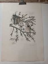 Authentique gravure de Jean-Batiste Tavy Notton 1914/1977 burin original