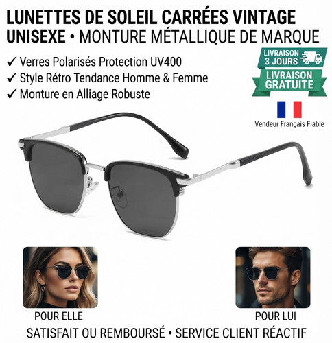 Lunettes soleil vintage - lunettes, de