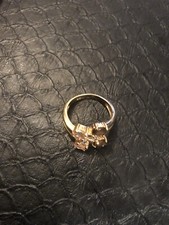 Bague Zirconium Plaqué Or MATY T56