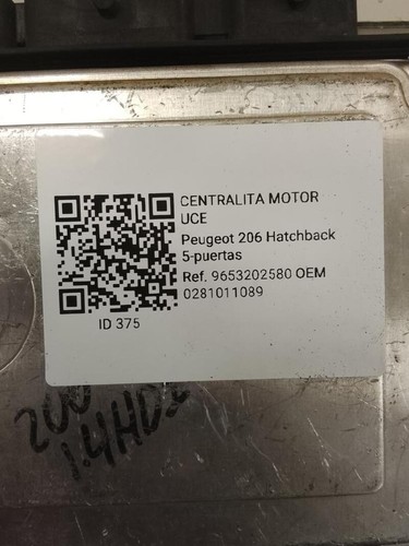 0281011089 boîtier moteur uce