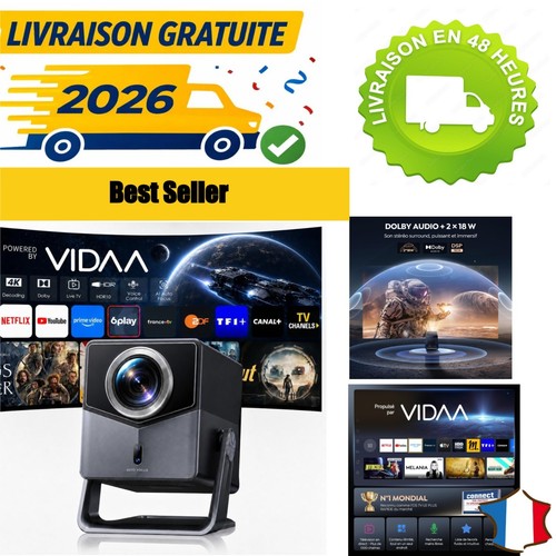 Vidéoprojecteur toptro a2 - 4k,