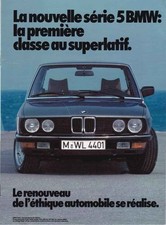 Catalogue / Brochure BMW Serie