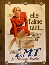 Affiche radio LMT "Elle aime