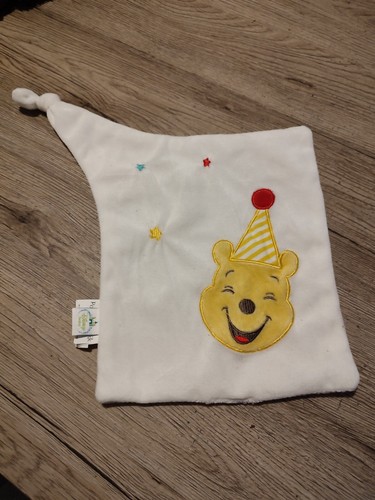 Doudou plat blanc winnie - plat,