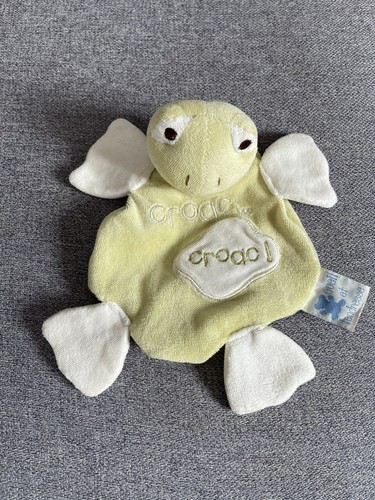 Peluche doudou grenouille - peluche, plat