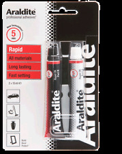 6 X Araldite Rapide Colle Époxy À Deux Composants Forte Adhésif 2 X 15ml Tubes