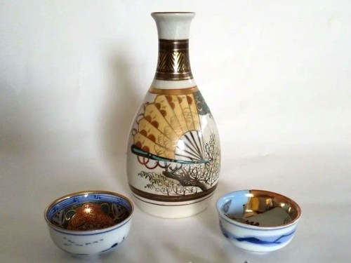 Kutani céramique sake - kutani,