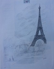 DESSIN  DE  SEMPE   tour effel