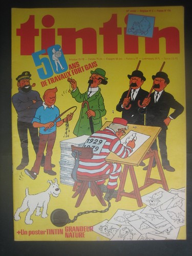 Journal tintin 1979 couv - tintin,