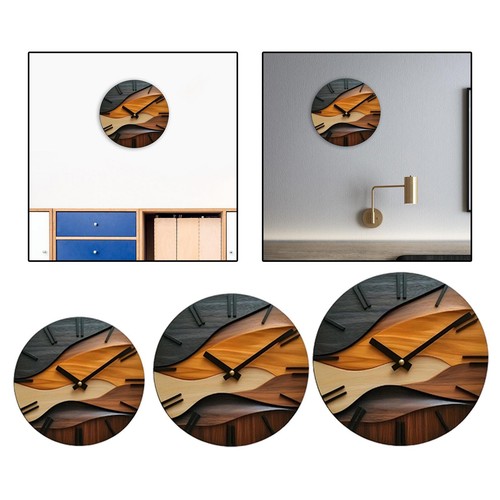 Horloge murale bois - murale, en