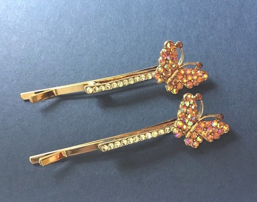 Pair sparkly crystal hair - pair,