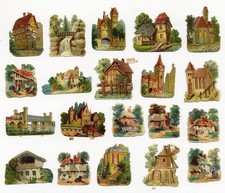 VICTORIAN Die Cut Scrap Lot 20