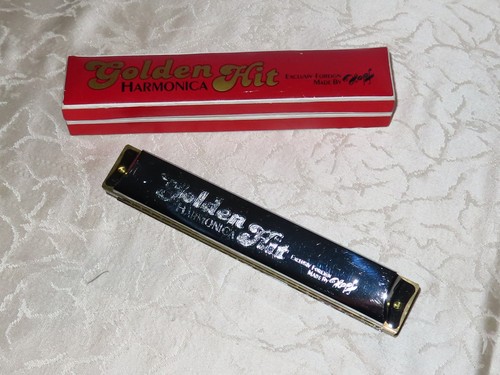 Golden hit harmonica made - golden,