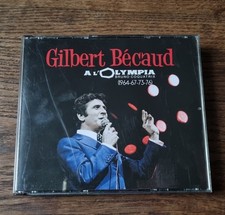 Rare - coffret gilbert becaud  - 4 cd - olympia 64 67 73 76