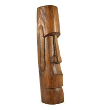 Statue Moai 50cm en bois de