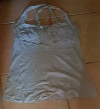 Top Bretelles Croisées COP COPINE Taille1 Bleu Ciel