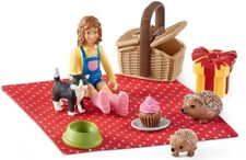 SCHLEICH - Accessoires et figurine de l'univers des animaux de la ferme - Piq...