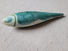 Très rare coque de poisson Deffain Voilier de bassin ancien bois