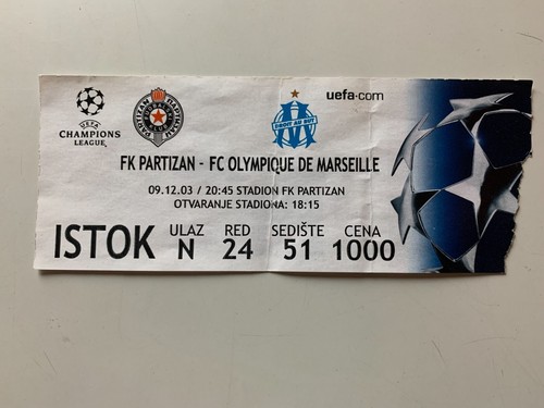 Ticket match champions league - match,