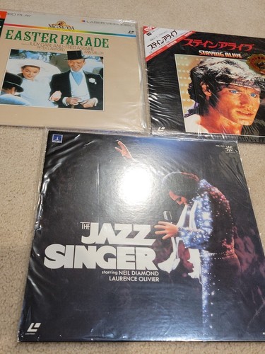 Vintage lot laser discs - vintage,