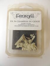 Warhammer - Fenryll - Champion Du Chaos - Figurine JDR Sous Blister