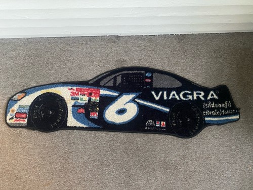 Nascar viagra race car rug - nascar,