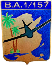 Base Aérienne 1 - 157, TUNIS EL AOUINA, en argent