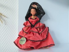 (N°5) ANCIENNE POUPEE FOLKLORIQUE DOLL PETITCOLLIN ESPAGNE DANSEUSE FLAMENCO